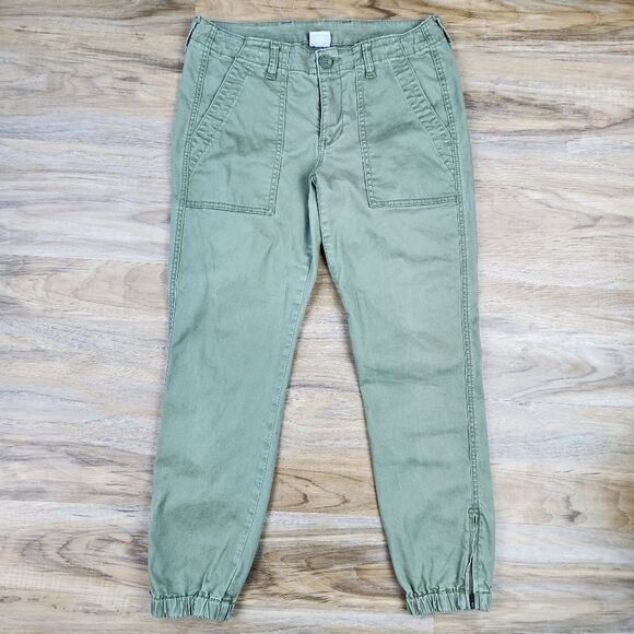 ☔️🔹️Cabi Olive Compass Midrise Traveler Jogger Pants Size Size 4 - Picture 5 of 15
